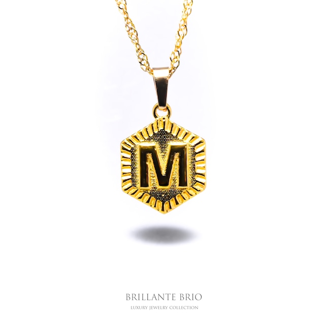 Initial6 coin  necklace M