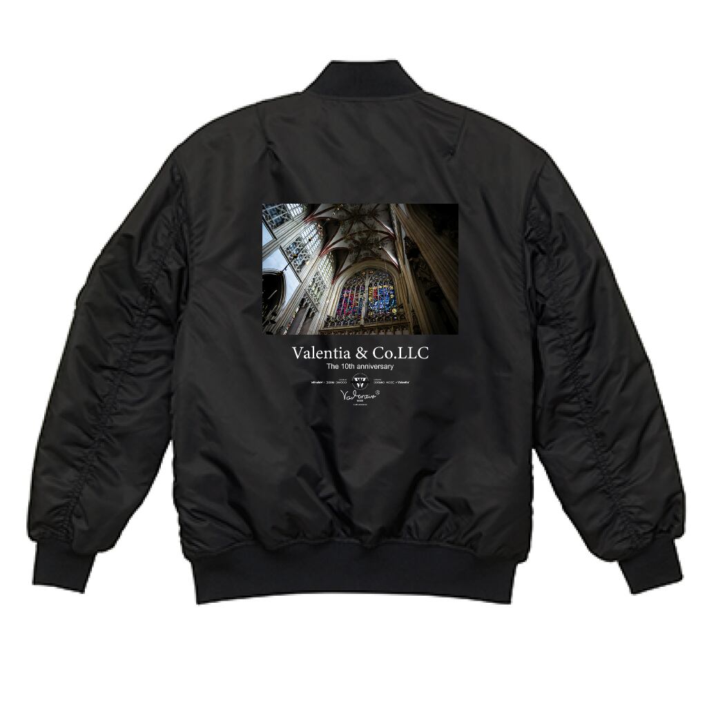 （両面印刷）United Athle タイプ MA-1 ジャケット（中綿入）