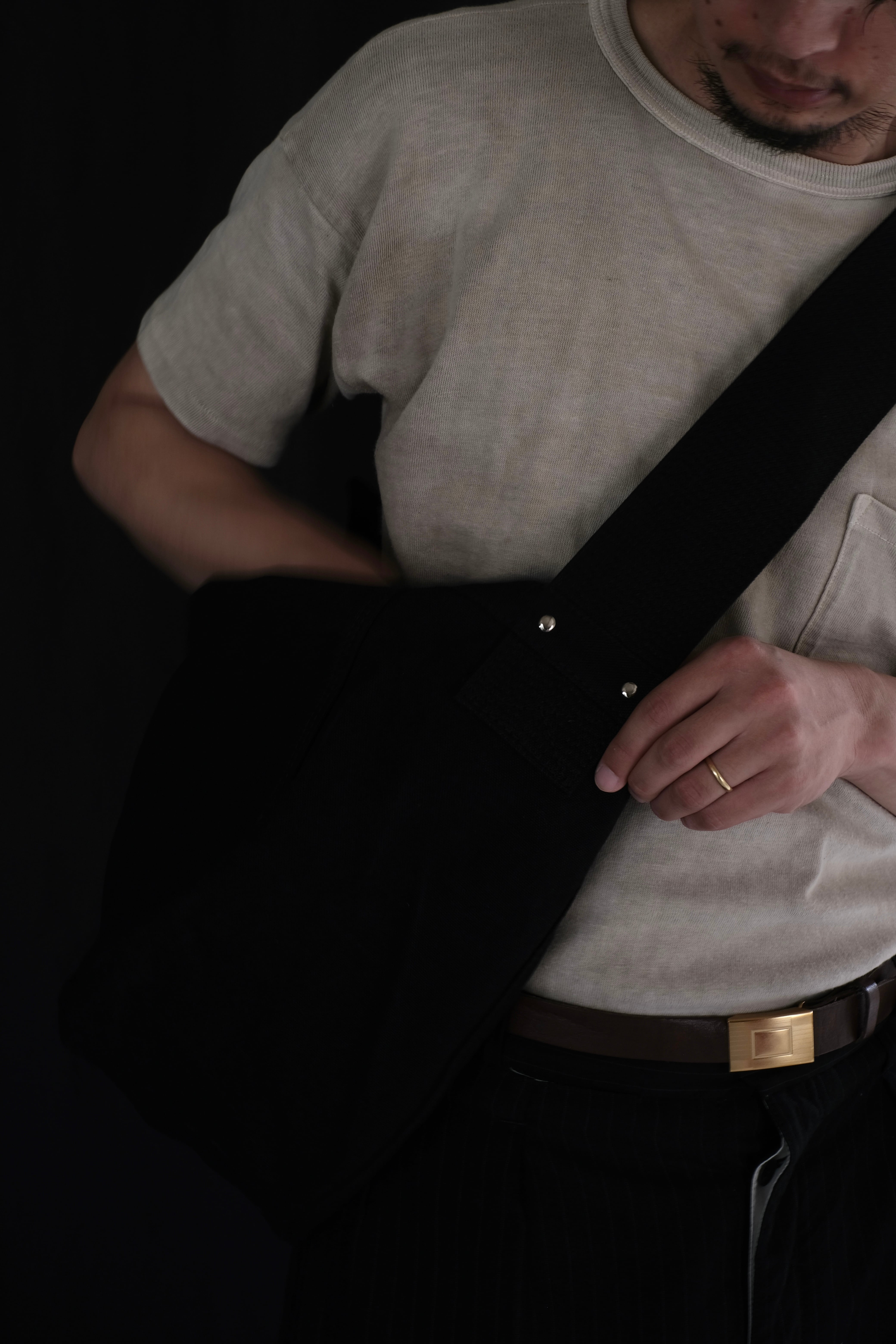 T.T NEWSBOYBAG SMALL Mud Dyed 造っ Brown