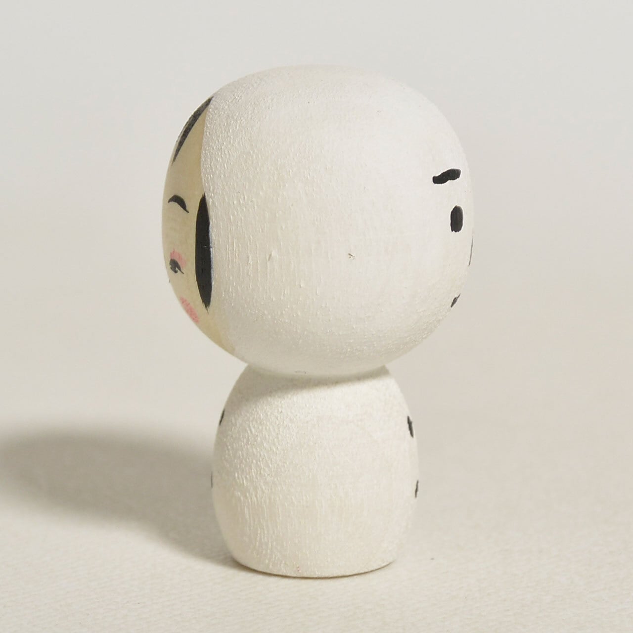 ゆきだるまこけしちゃん 約1寸 約3cm 鈴木明 工人（作並系）#2408