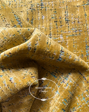 ベルベット ツイードライク イエロー