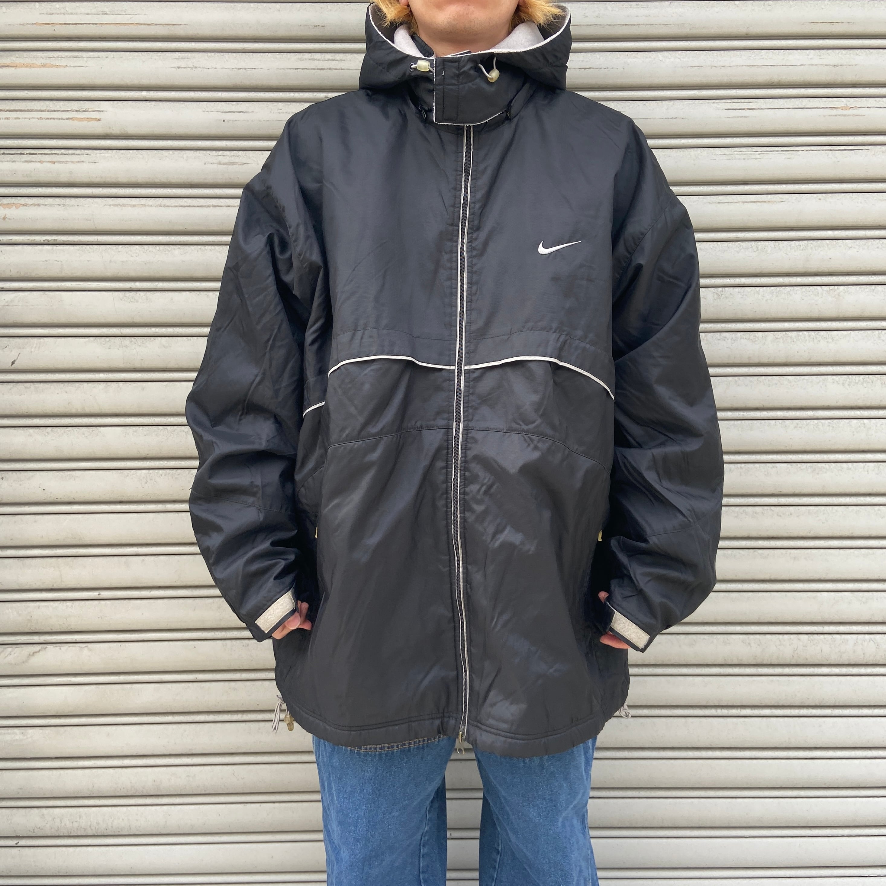 【超希少】OLD STUSSY　紺タグ　リバーシブル　中綿　ナイロン　ジャケット