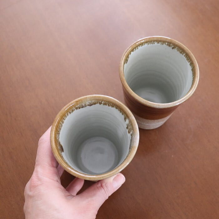 益子焼 えのきだ窯 フリーカップ Mashiko-yaki Cup #297 | 和食器のお