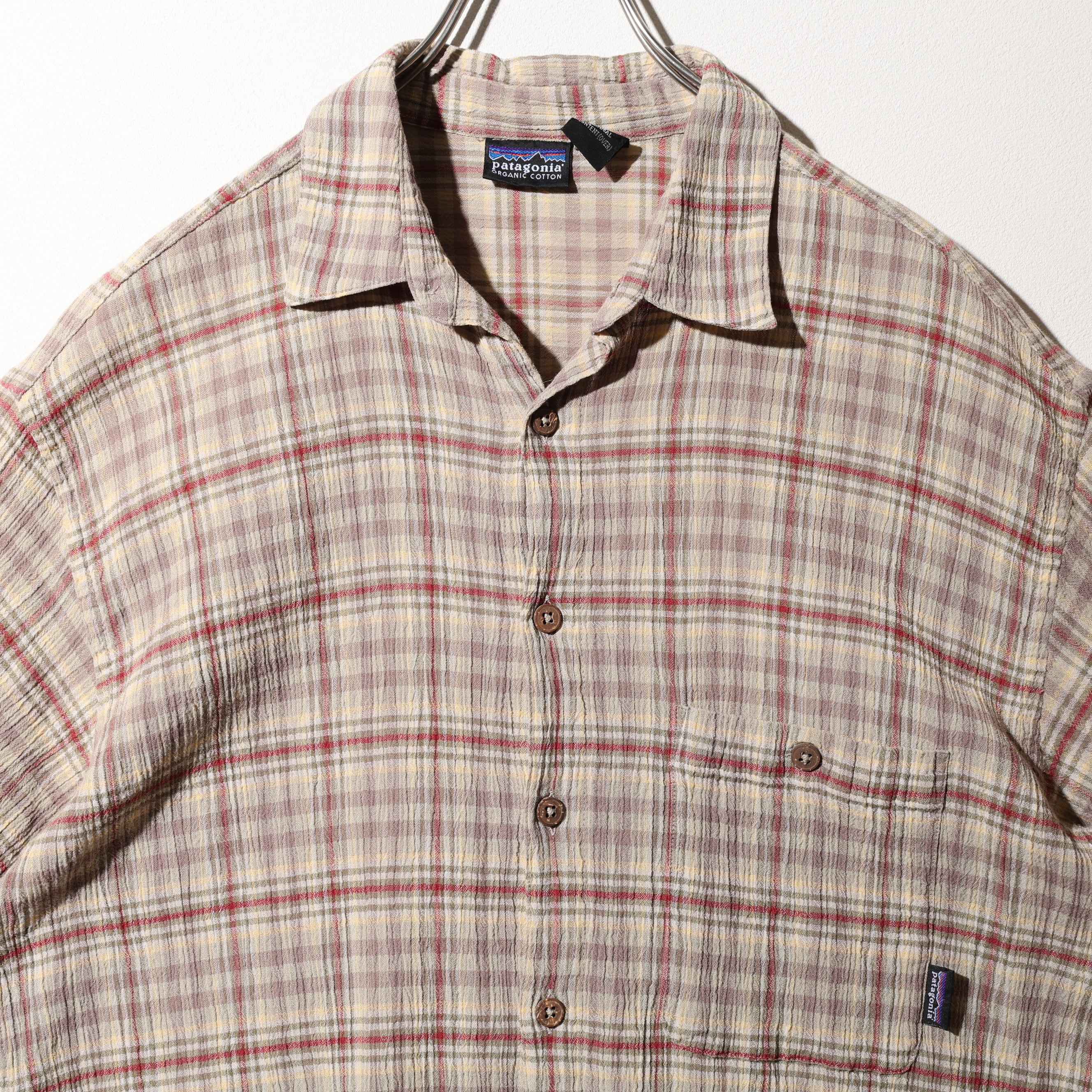 極美品 M Portugal 01年 A/C Yarn Dye Shirt Patagonia ACシャツ