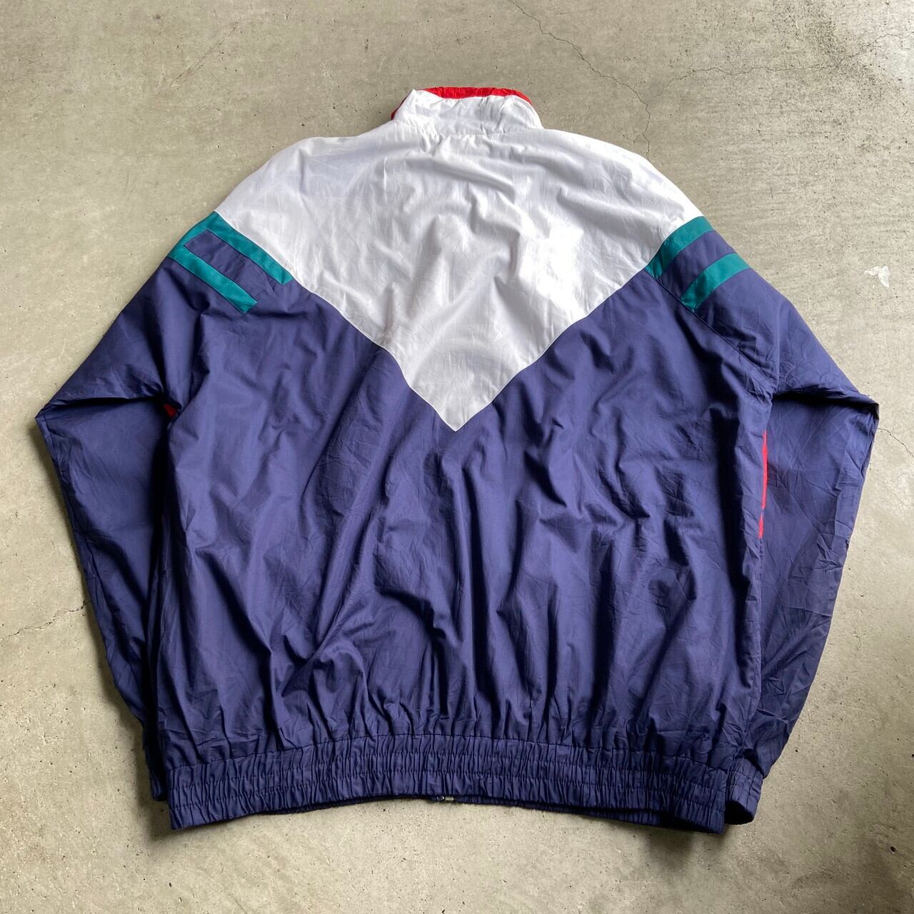 hummel ヒュンメル ナイロン ジャケット 90s 90年代 マルチカラー