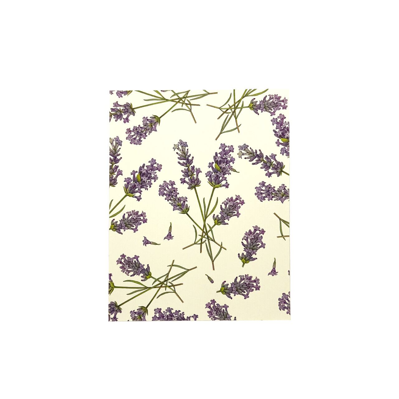 【デザインペーパーシール】ラベンダー〜ボタニカルモチーフ