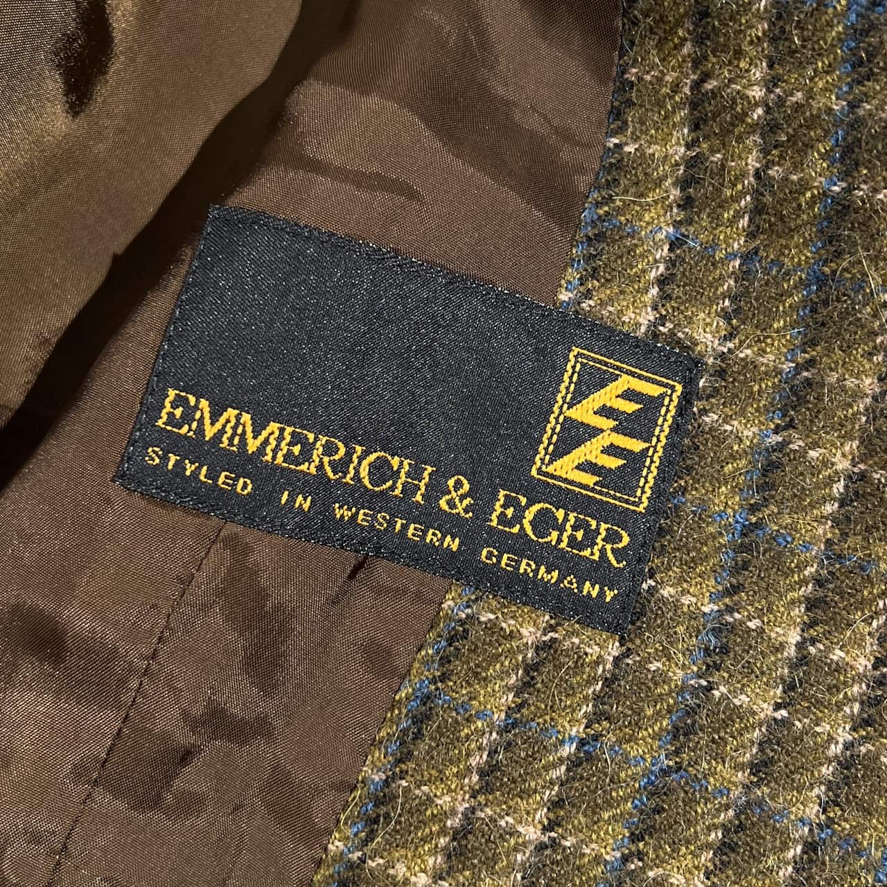 アルパカ混 Leilian レリアン EMMERICH & EGER チェック ダブル ジャケット 11/レディース