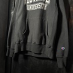 Champion REVERSE WEAVE フーディー　リフレクターロゴ　黒　リバースウィーブ　M