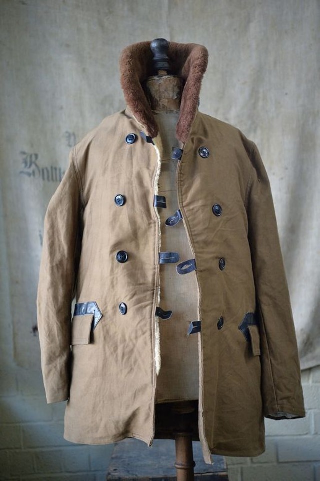 NOS 40's Vintage U.S. NAVY Special winter clothing  "Coat,Skin or Lined (Sheepskin)."