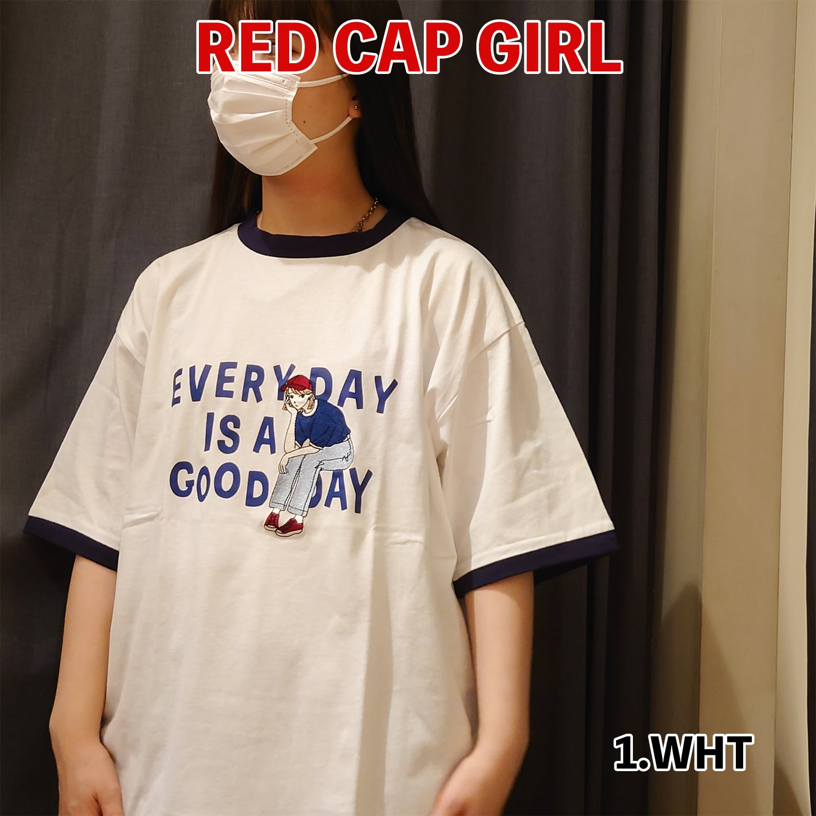 RED CAP GIRL（レッドキャップガール）半袖リンガーTシャツ 23546 ...