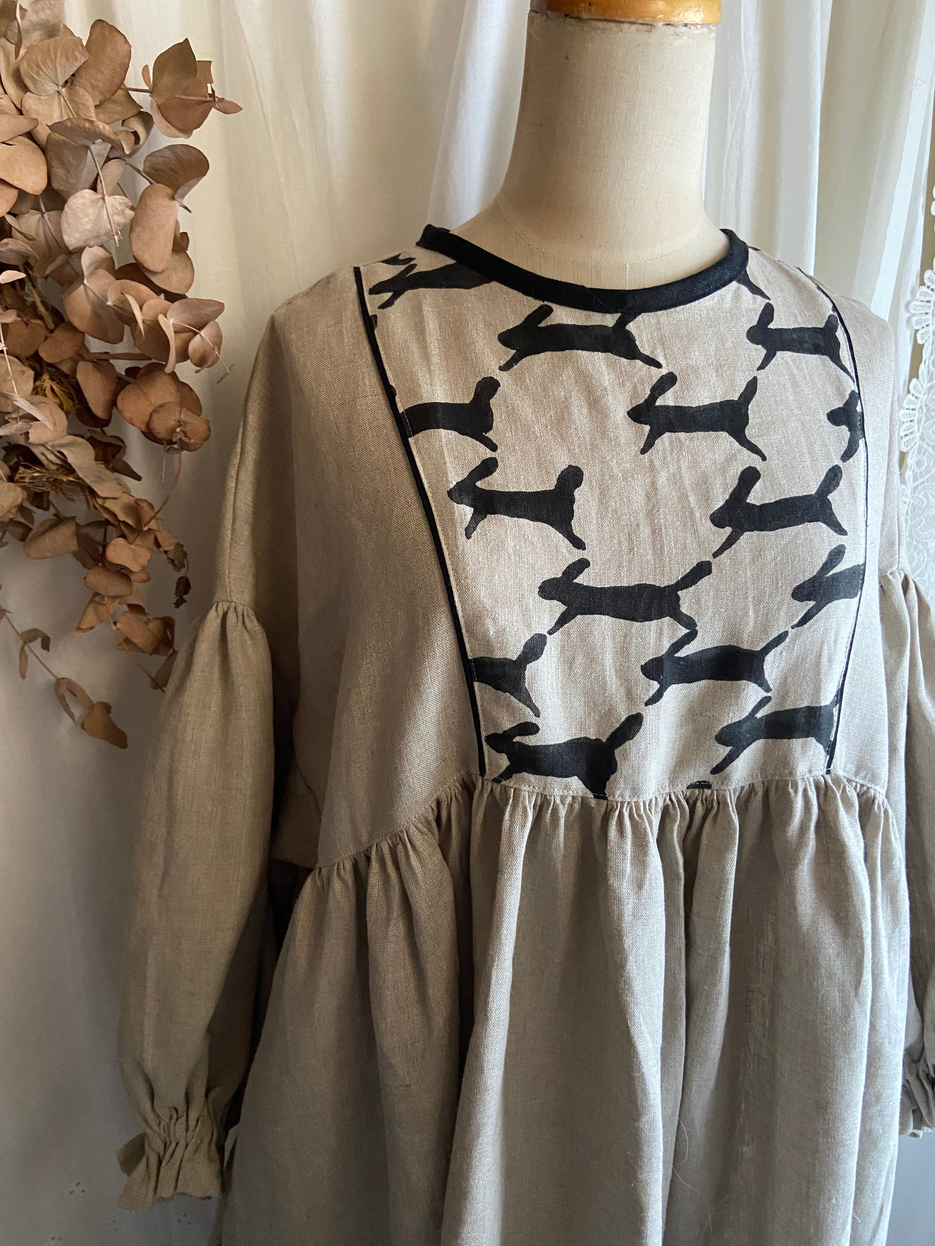 ミナペルホネンrunrunrunワンピース 