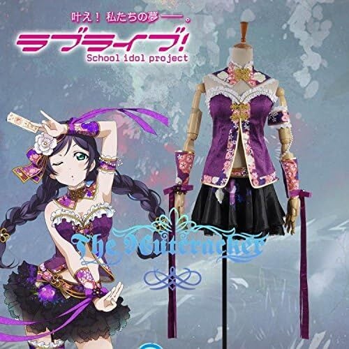 K4263 Love Live!(ラブライブ! 東条 希(とうじょう のぞみ) 中國風 チャイナドレス 覚醒 コスプレ衣装 cosplay コスチューム ハロウィン イベント