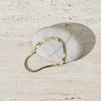 【22SS】Soierie ソワリー / Norme flat snake bracelet (Gold)