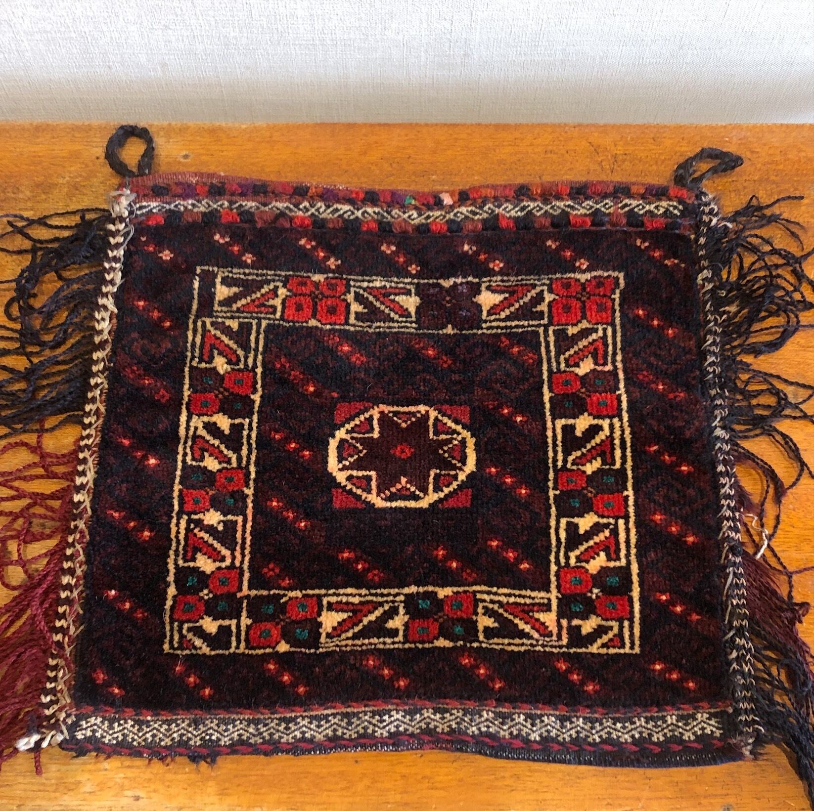 素晴らしい外見 ヴィンテージ バローチ族 サドルバッグ 手織り