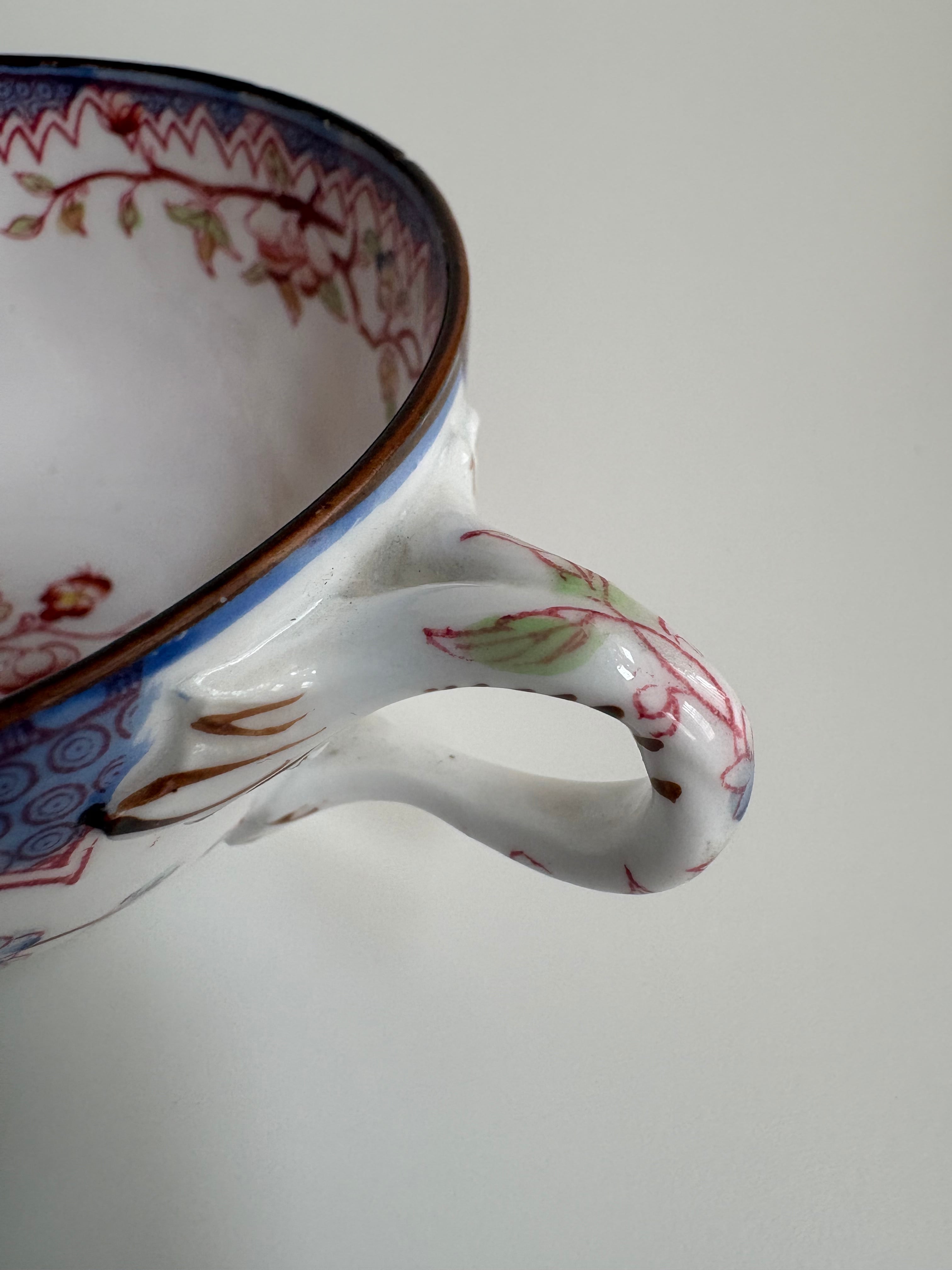 サルグミンヌ MINTON No.220 ティーカップ（深い藍色の花模様