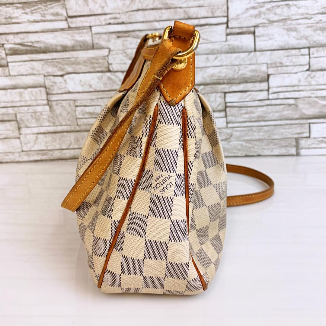 ルイヴィトン シラクーサPM ショルダーバッグ ダミエ・アズール | Big