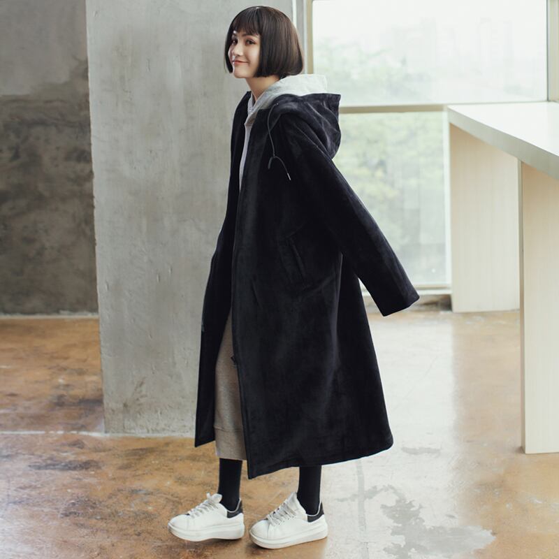 秋 冬 レディース アウター ウインドブレーカー ロングコート ブラック