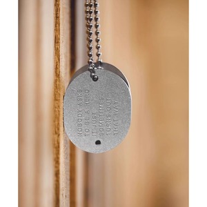 プレートタグ型 ネックレス 10085