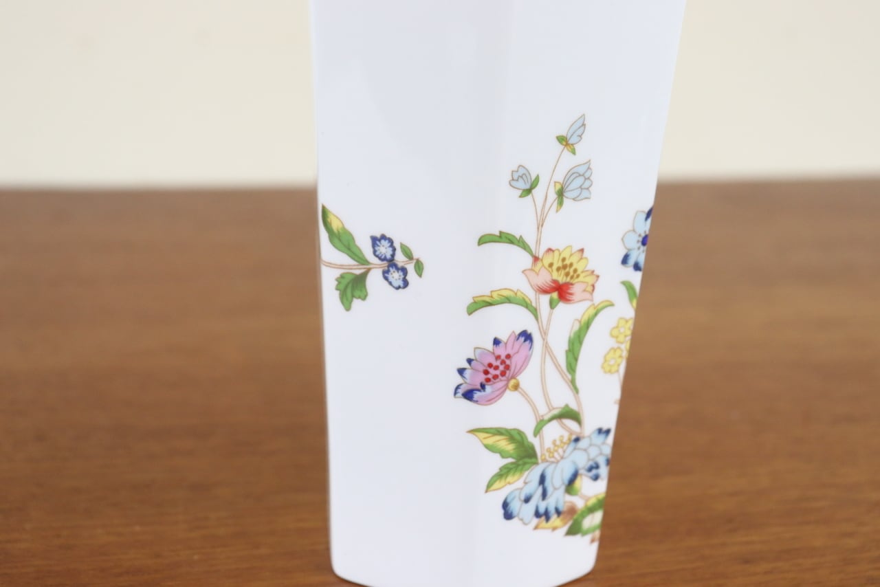 Aynsley 花柄フラワーベース エインズレイ コテージガーデン 花瓶 フラワーベース AYNSLEY 花柄