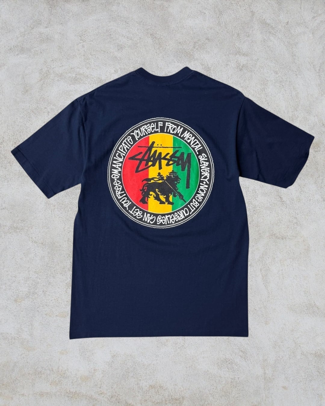 90's old stussy Rasta Design Tee “白タグ” “FEELIN' IRIE” “ラスタ