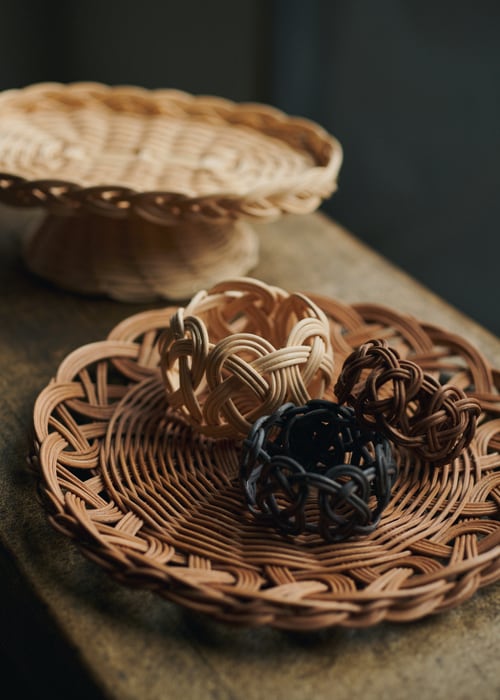 ラタンプレート(2枚) 3cc1ce04399e9a0d7d66fbf85130c9