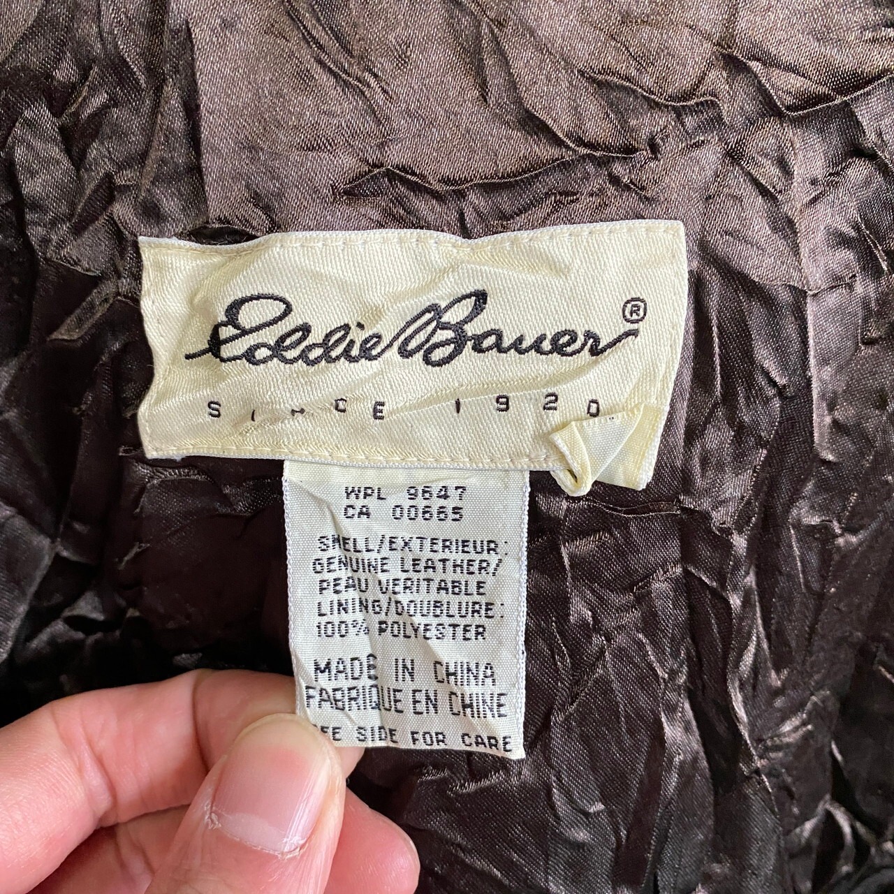 90年代〜 Eddie Bauer エディーバウアー ヌバックレザージャケット 