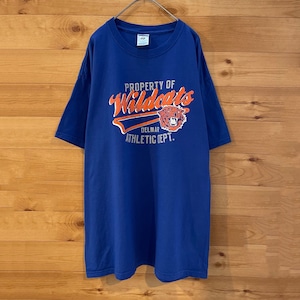 【JERZEES】WILDCATS  Tシャツ ベースボールロゴ XL ワイルドキャッツ US古着 アメリカ古着