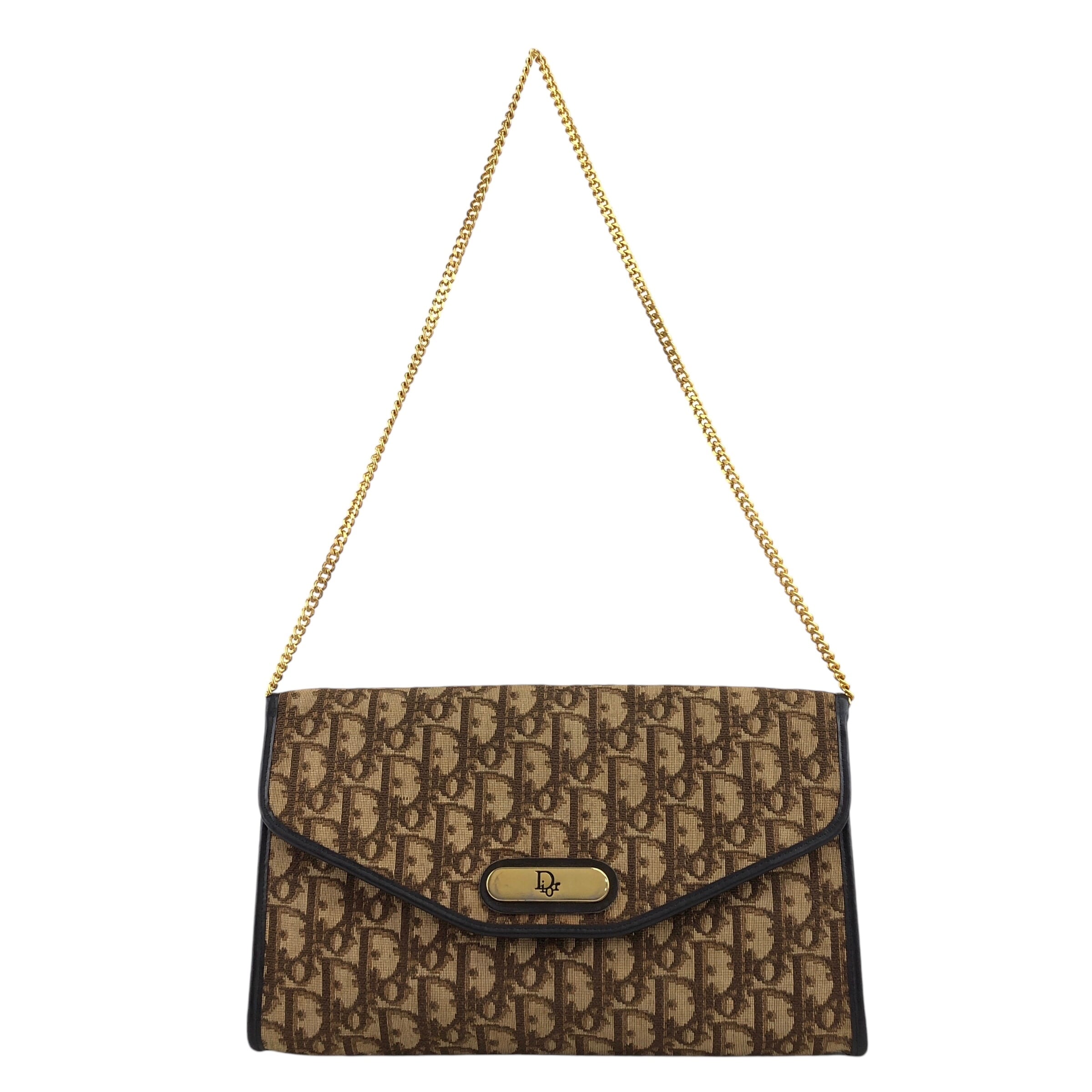 Dior ディオール トロッター ヴィンテージ チェーン ショルダーバッグ Christian Dior クリスチャン ディオール トロッター ショルダー
