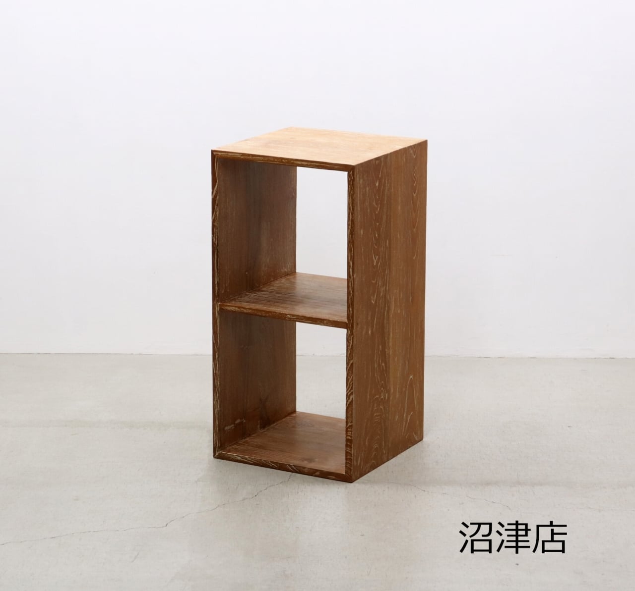 【沼津店】チーク無垢材 オープンシェルフ 飾り棚 本棚 食器棚 ラック 箱 PGT01007