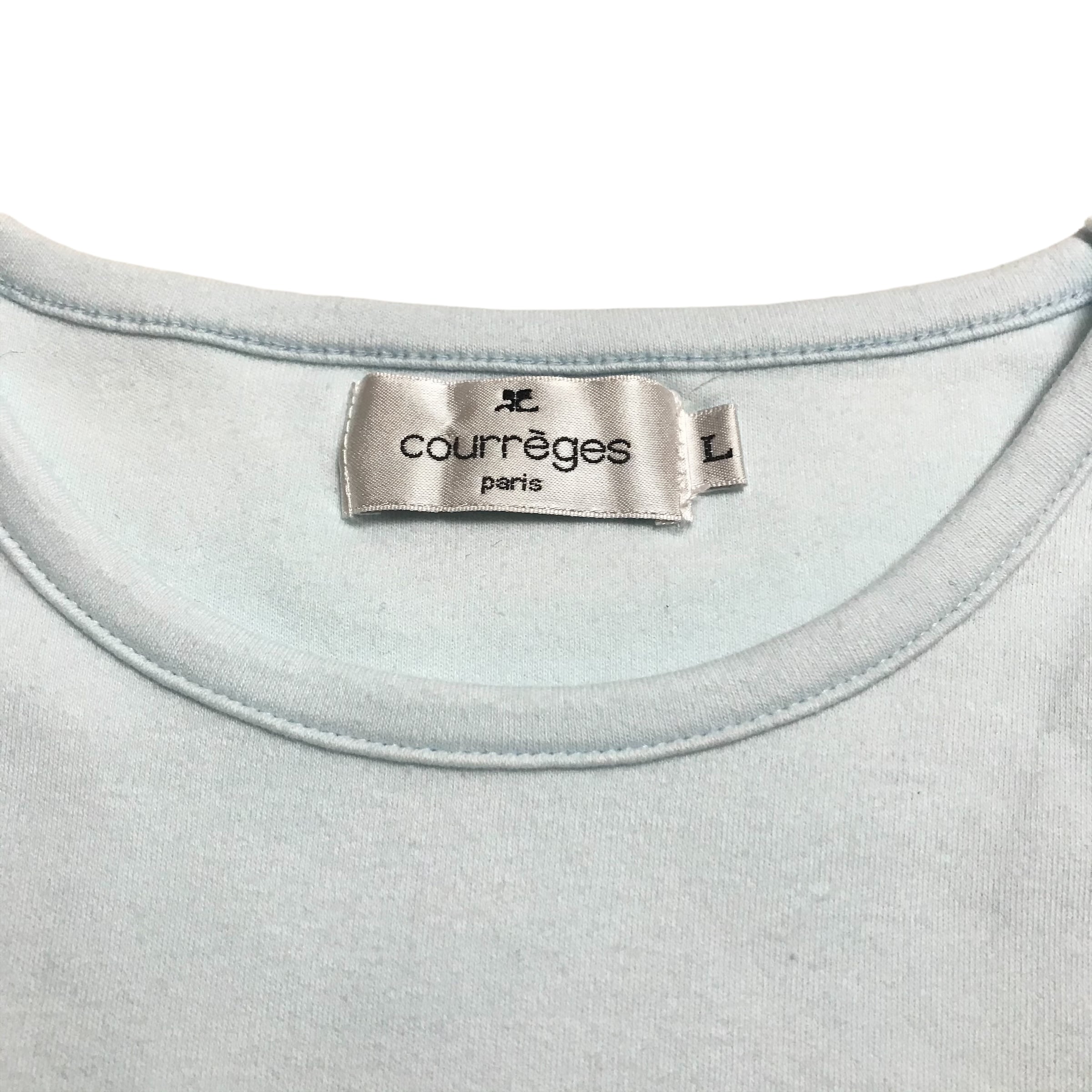 販売直送 - courreges クレージュ ロゴ 半袖Tシャツ トップス - 値段