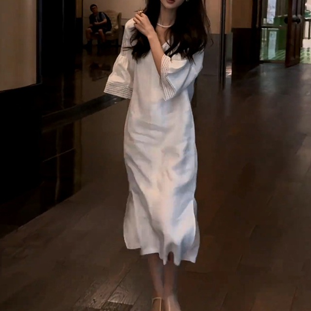 レースワンピース  　m0058