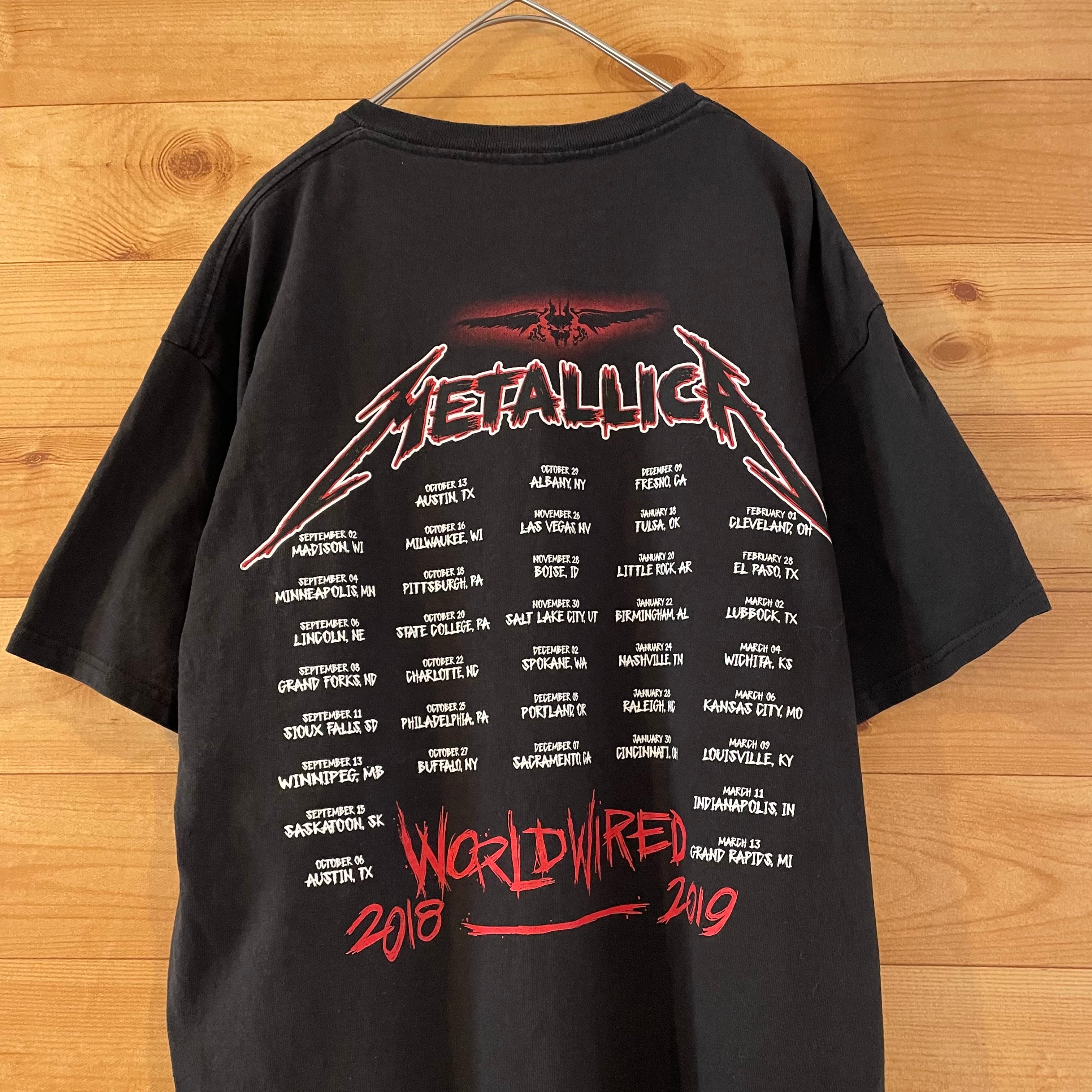 METALLICA】希少 オフィシャル バンドTシャツ バックプリント 2018年 