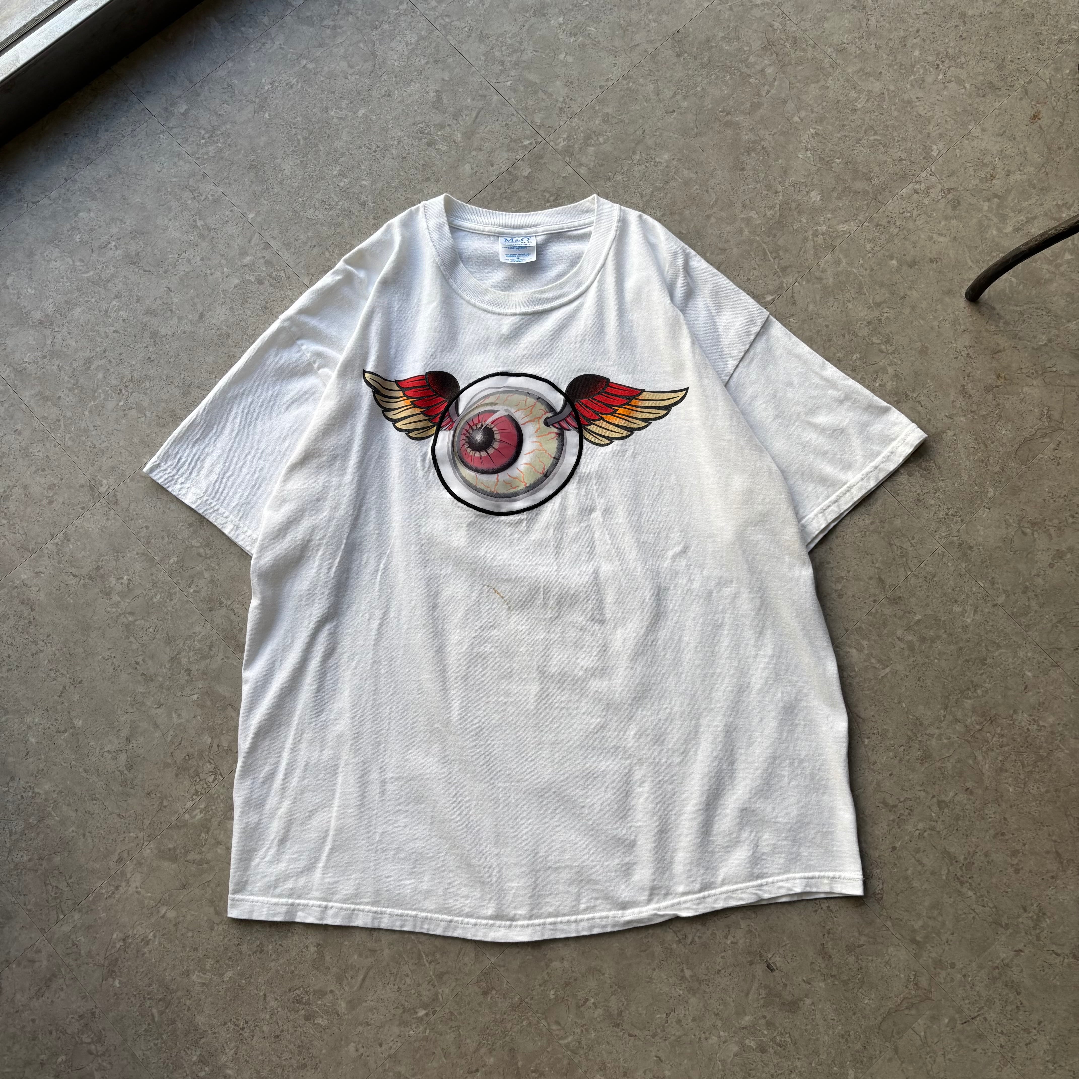 00s Flying Eye Ball "mesh design" T-shirt【仙台店】