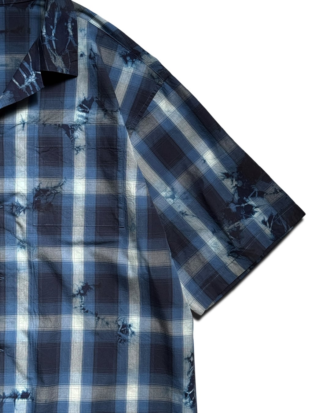 数量限定販売】藍染め開襟シャツ 二重人格 藍 | 唯一無二の服づくり