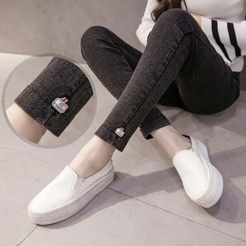 【新作】【送料無料】 伸縮性ウエストストレッチデニムマタニティベリージーンズ秋春パンツ服妊婦妊娠ペンシルパンツ エラスティック スプリング 春物 オータム 秋物 AL expec31237786629