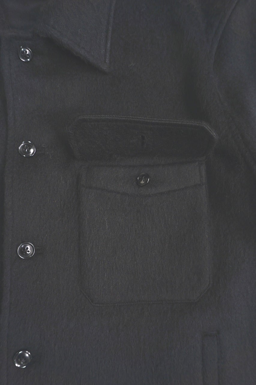 Angora Shaggy Shirt Jacket