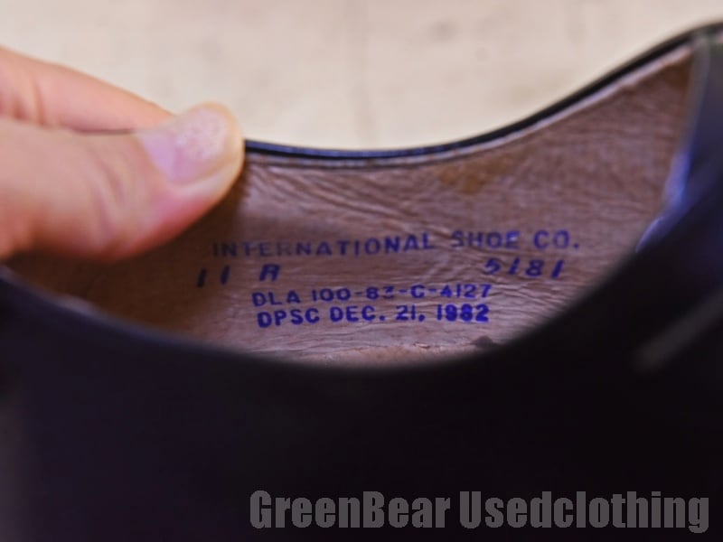 B708 USA製 INTERNATIONAL SHOE.CO ビンテージ 米軍サービスシューズ