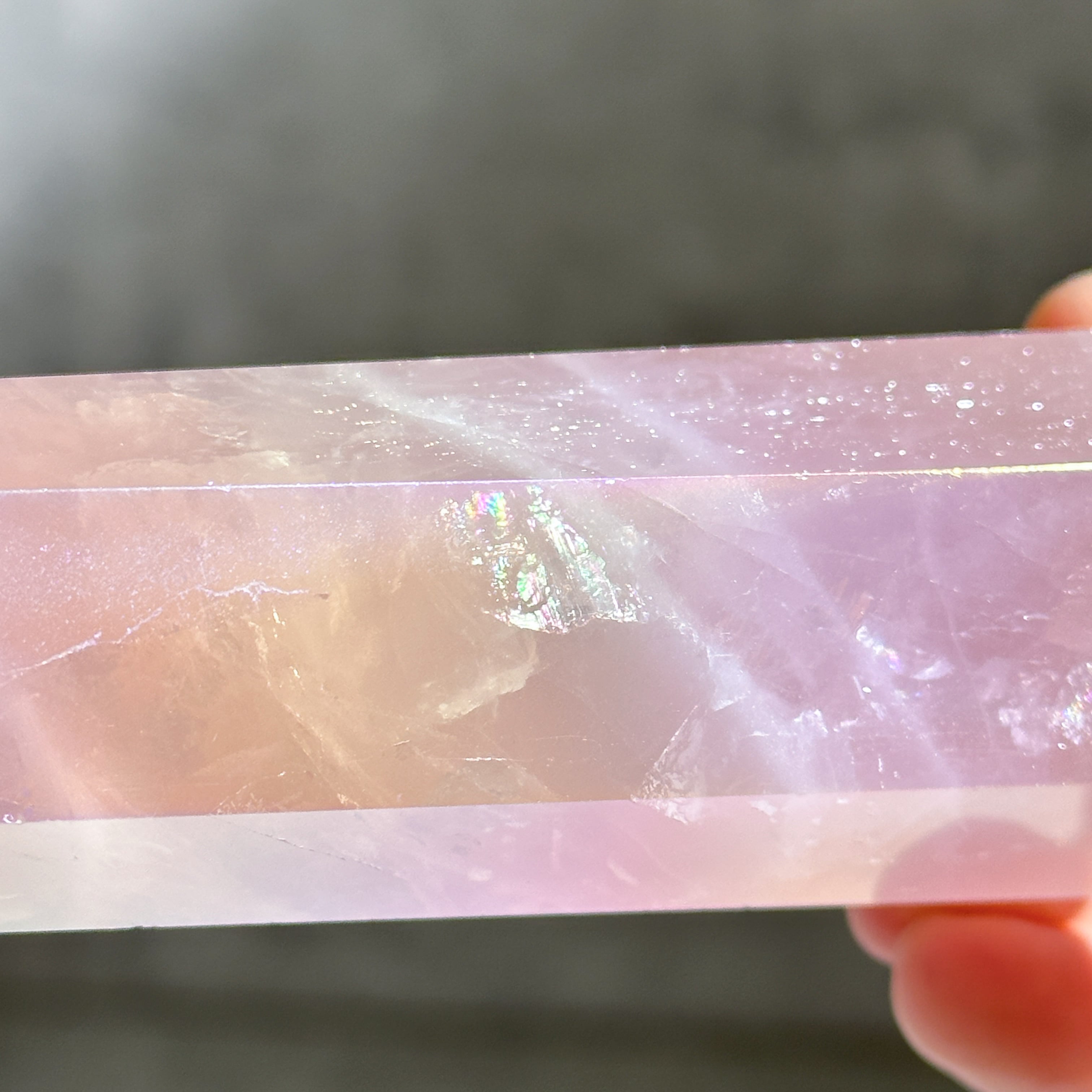 エンジェルオーラローズクォーツ タワー13✧ Angel Aura Rose Quartz