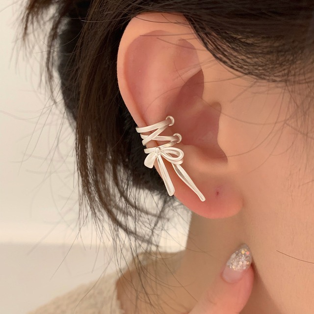 Ribbon ear clip【S00033】