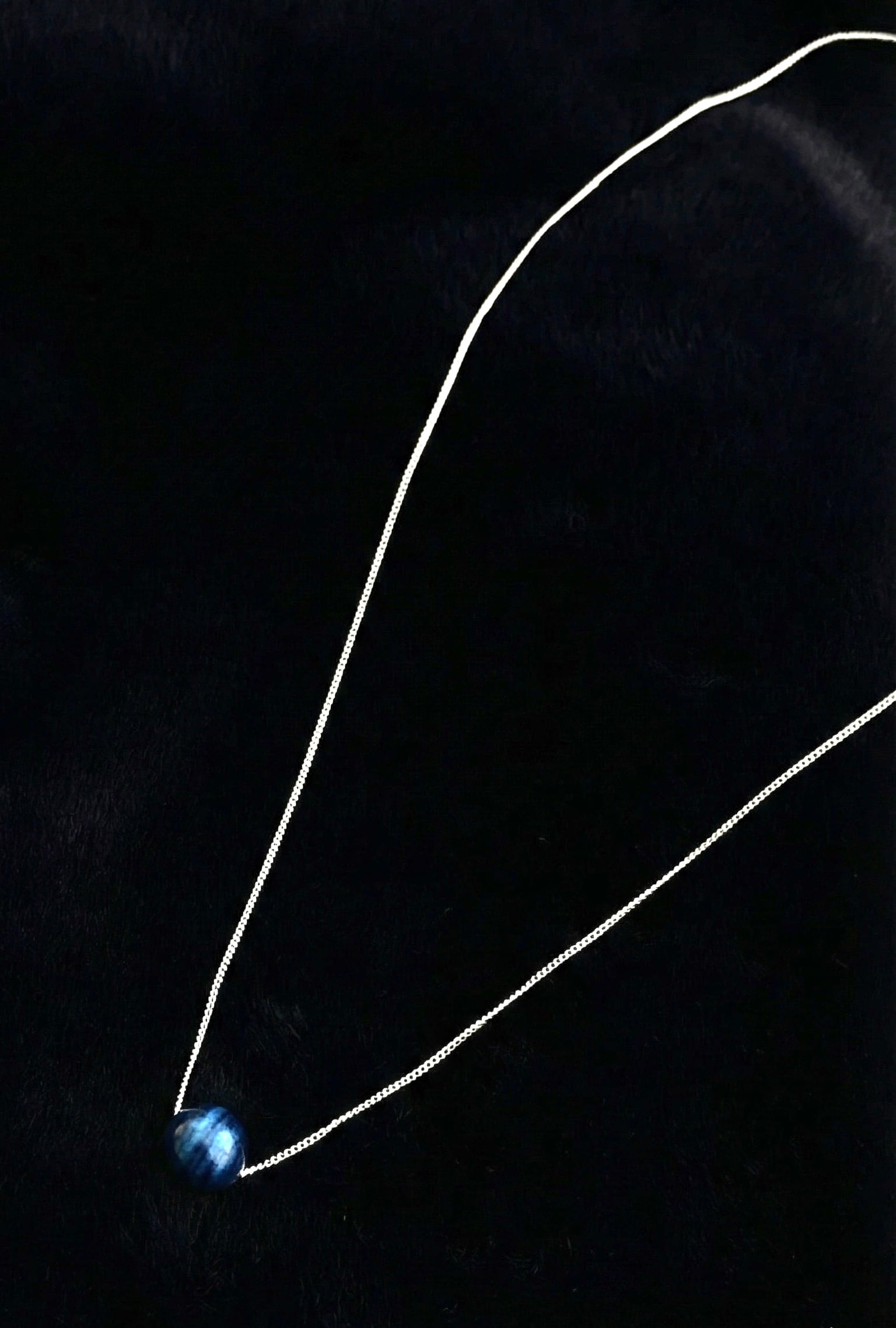 希少個数限定】藍染を施した天然あこや真珠 / BLUE PEARL -藍珠