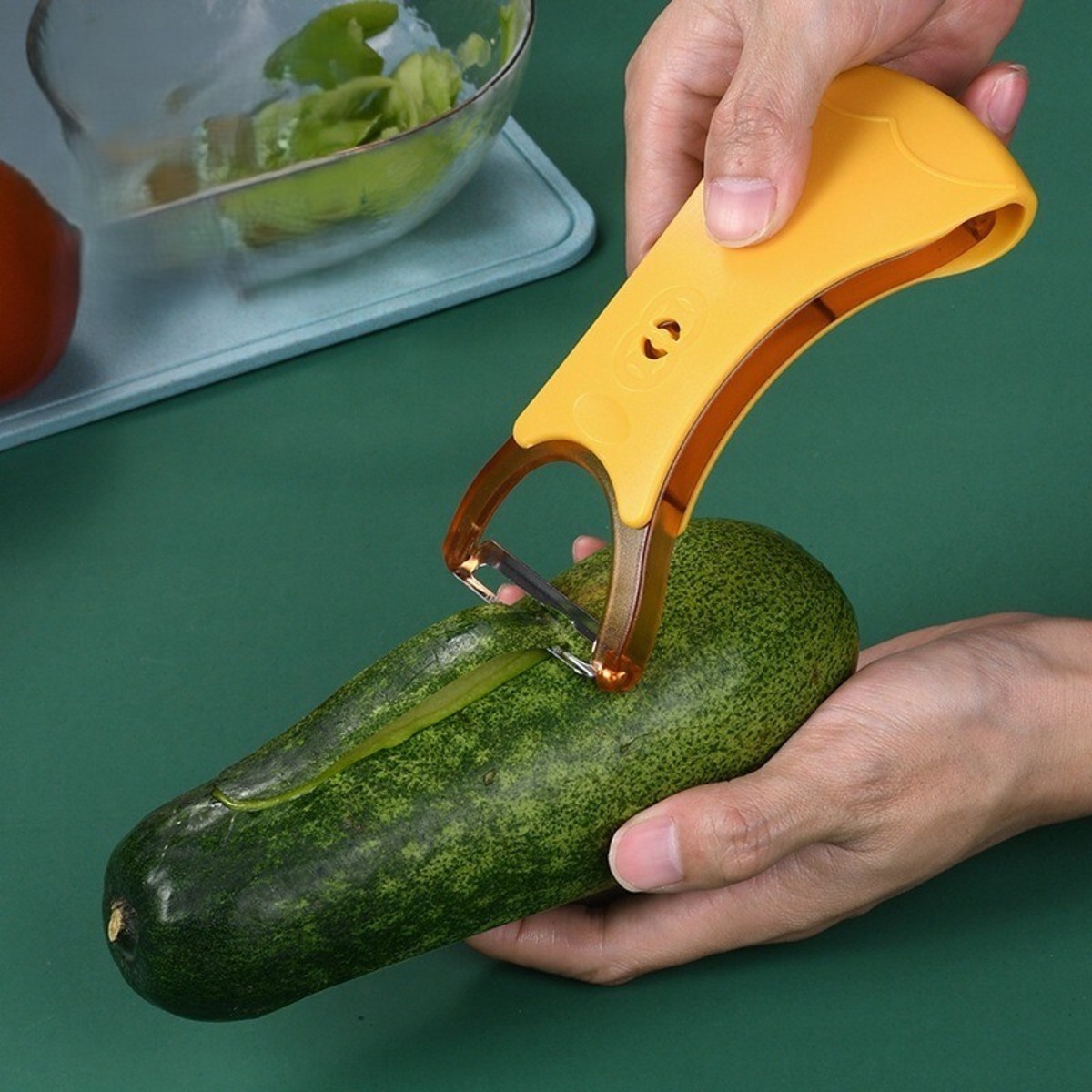 ピーラー 皮むき器 皮むきツール 多機能 ステンレススチール ピーラー 回転 回転式 果物と野菜ピーラー プラスチック | kitchengoods