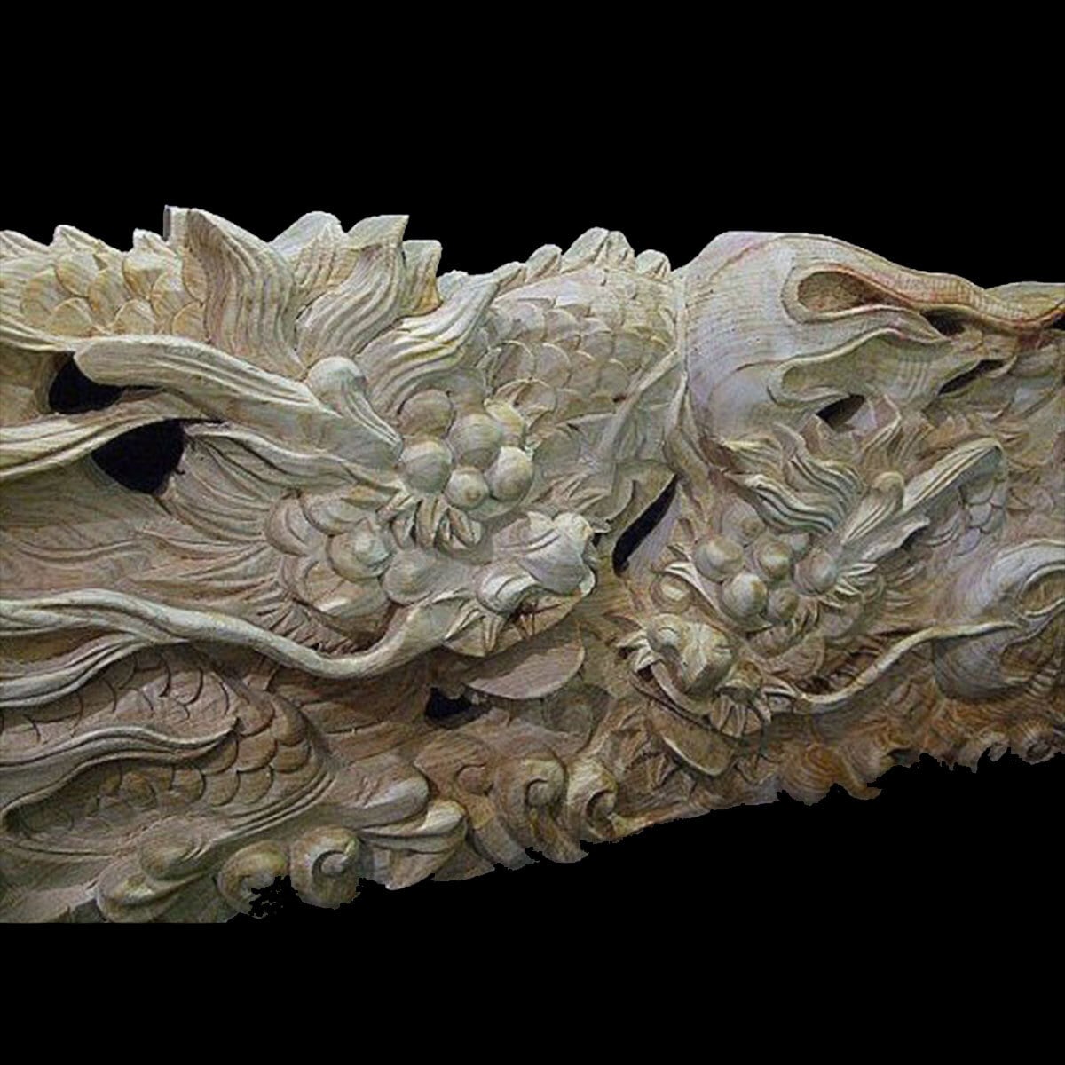 鶴亀】社寺仏閣、山車、だんぢり蟇股彫刻 幅25cm【356】 取り 鶴亀】社寺仏閣、山車、だんぢり蟇股彫刻 幅25cm【356】 取り