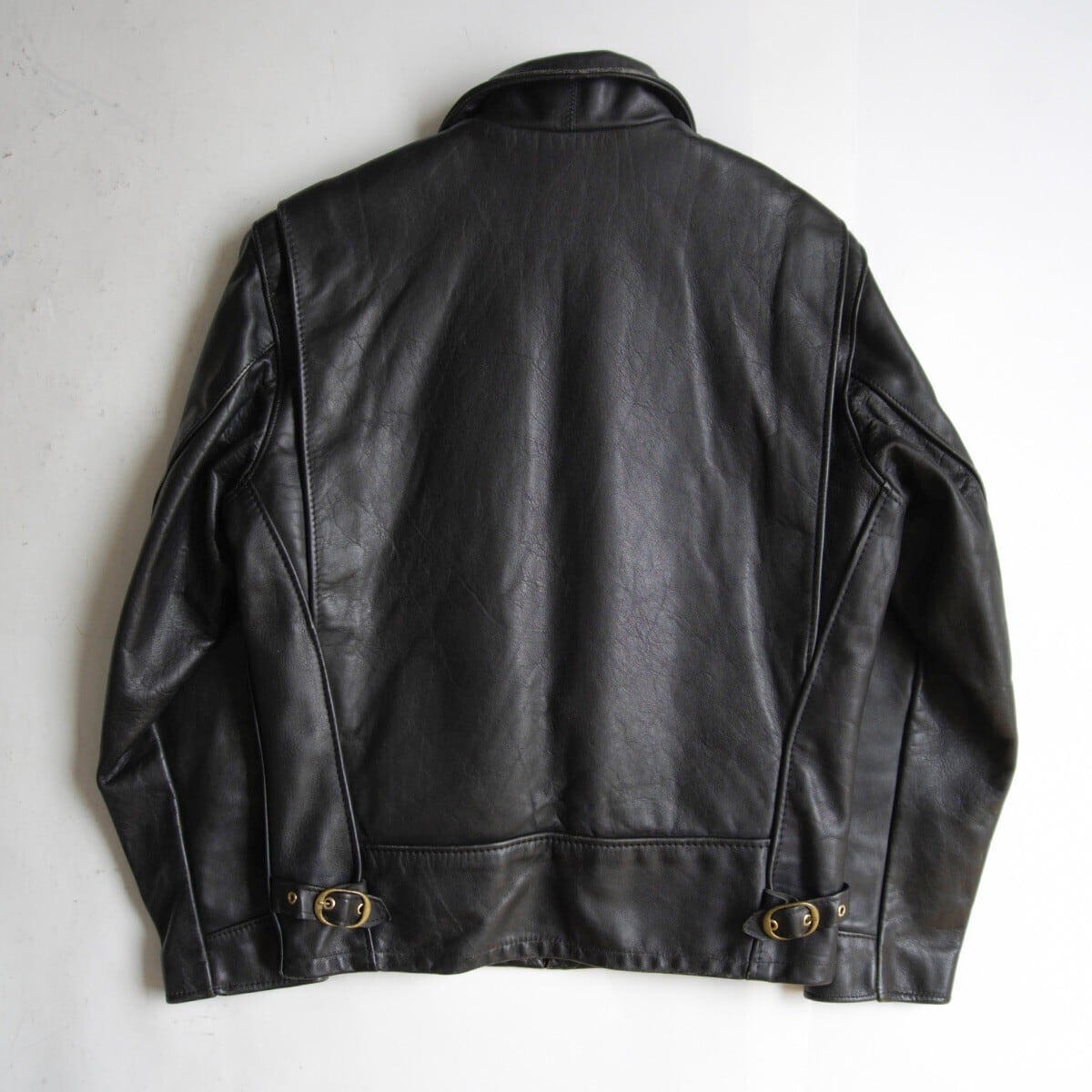 雰囲気抜群】SCHOTT【AT101/シングルライダースジャケット】38 襟