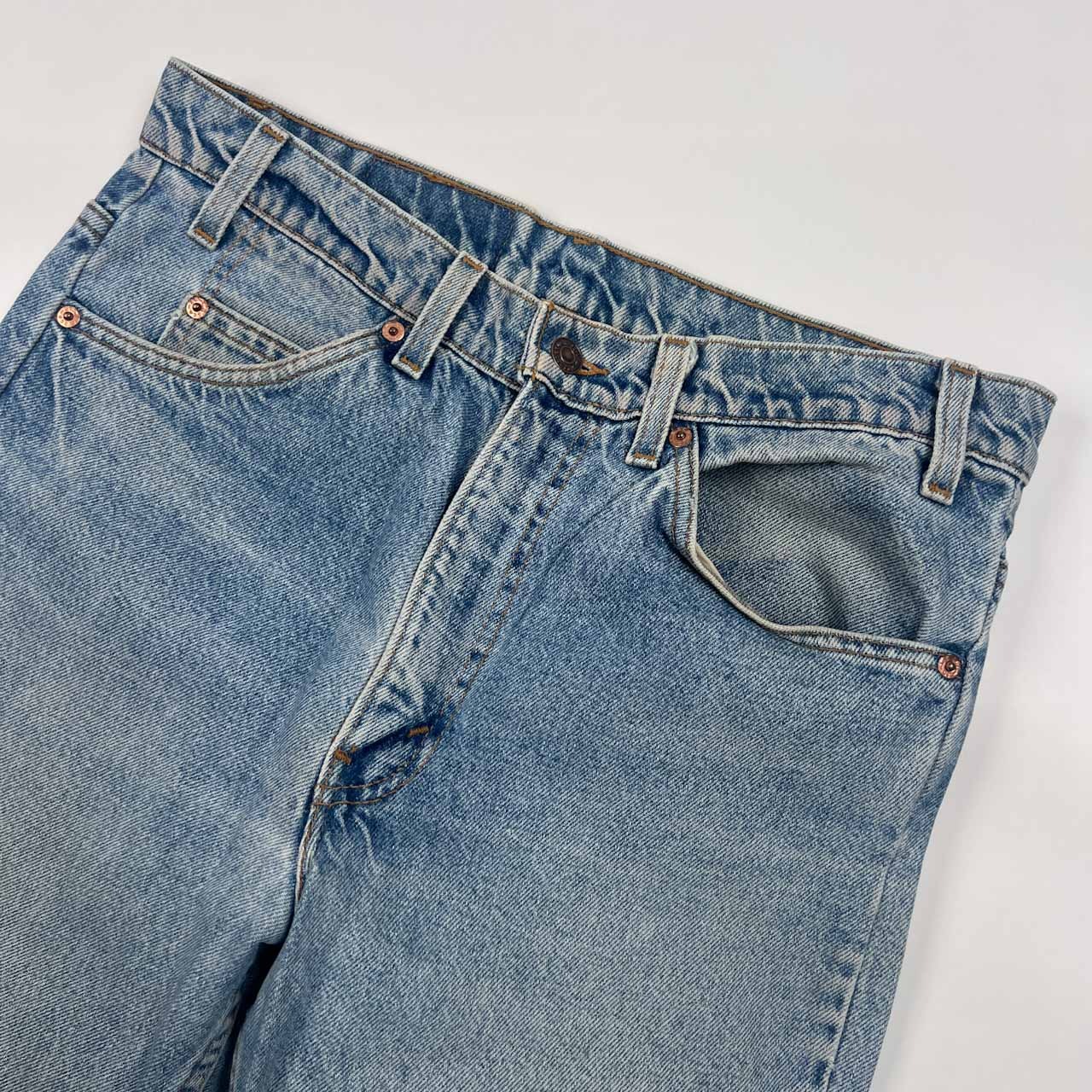 90s USA製 Levi's リーバイス 517 デニム パンツ ジーンズ W33/メンズ アメリカ製/ビンテージ/オレンジタブ