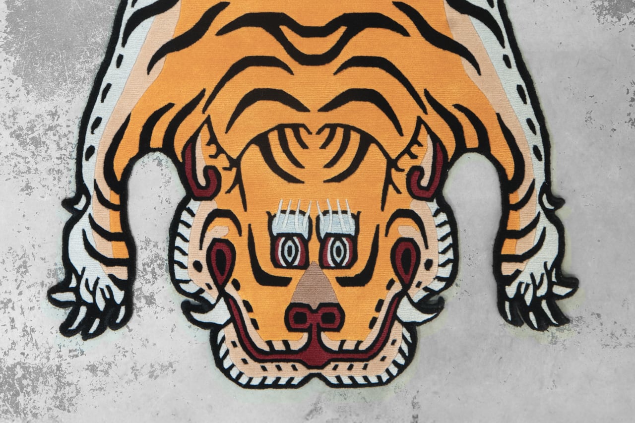 Tibetan Tiger Rug 《Lサイズ•ウール276》チベタンタイガーラグ