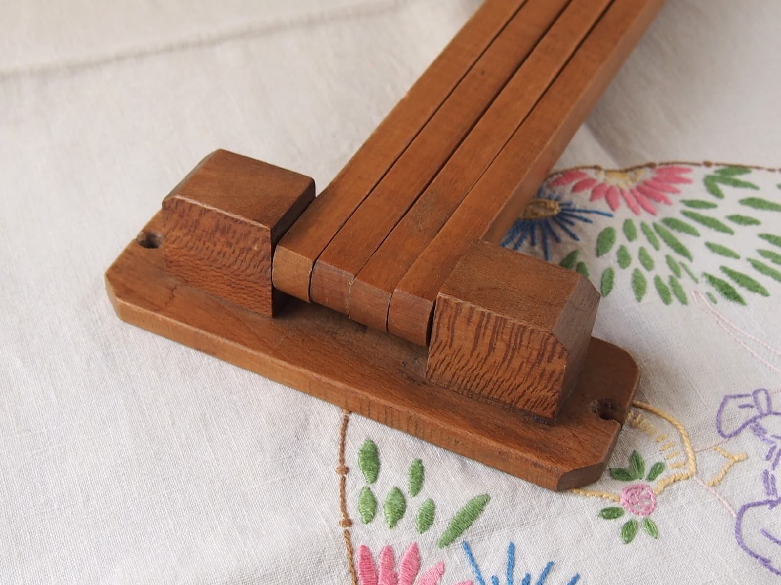 イギリスアンティーク 木製タオルハンガー クロスレール | Bonny Bee