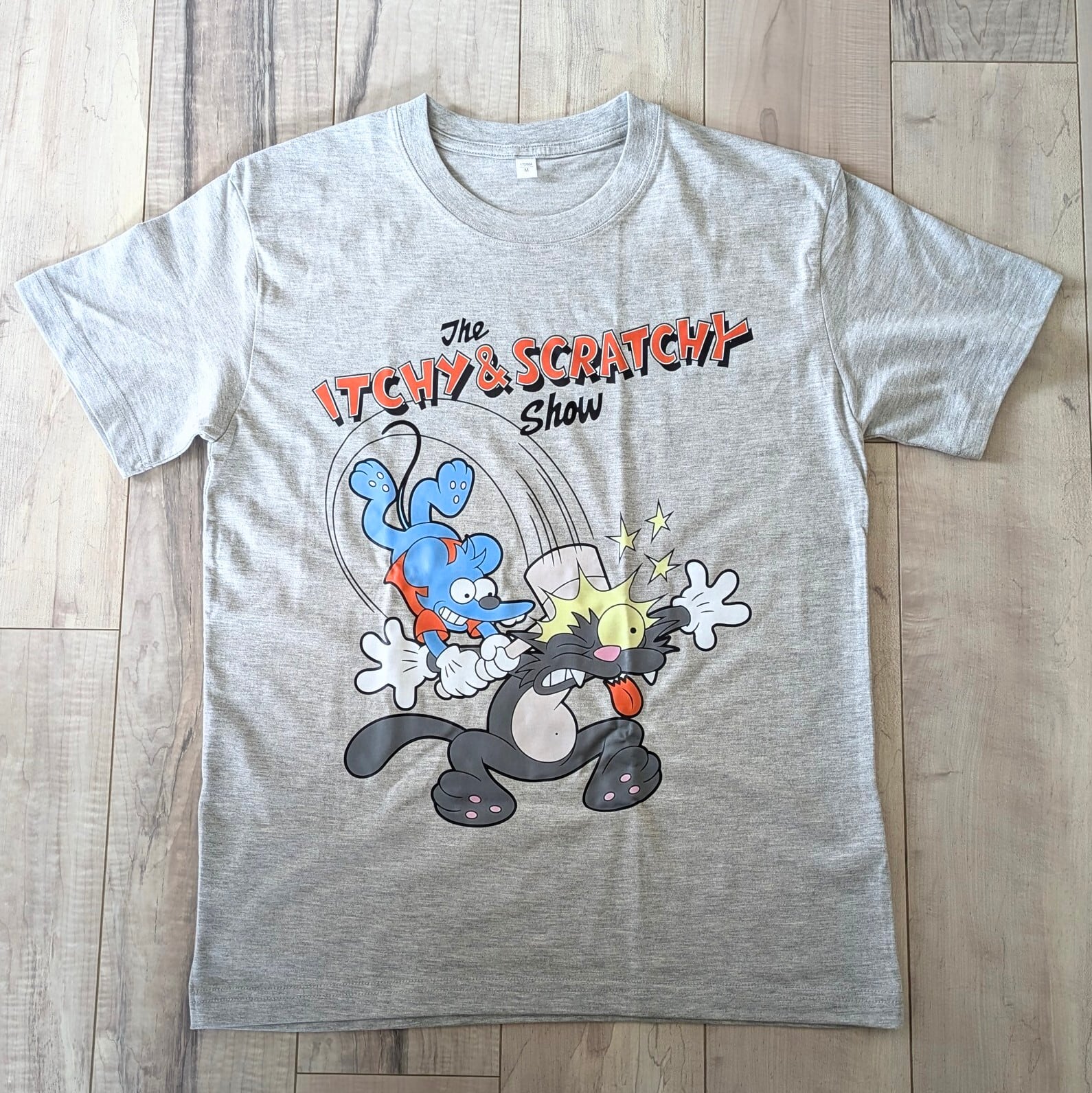 【 The Simpsons( ザ・シンプソンズ ) 】『 The Itchy & Scratchy Show / イッチー&スクラッチー 』 Tシャツ〚アメリカン雑貨 アメトイ〛