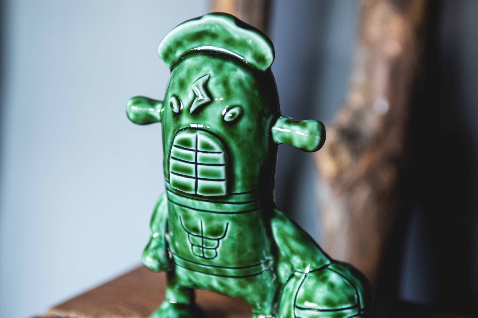 新作】怪人左手アガベ 陶器製フィギュア【青坊主 別注カラー】 | 青