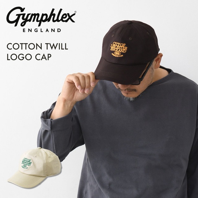 Gymphlex [ジムフレックス] COTTON TWILL LOGO CAP [GY-H0411COG] コットンツイル ロゴキャップ ・キャップ・コットン・刺繍・帽子・キャンプ・アウトドア・MEN'S / LADY'S [2026AW]