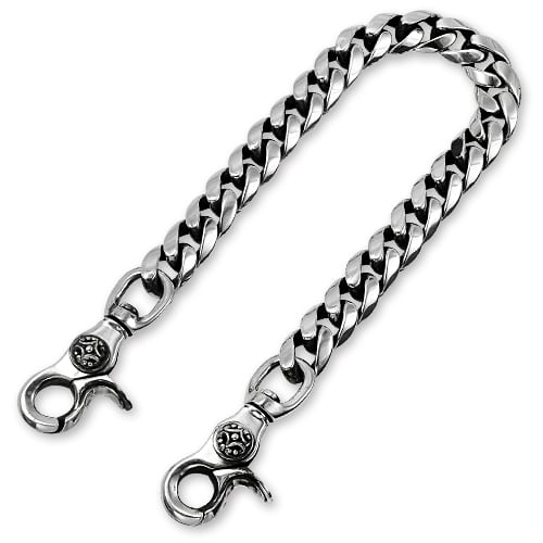 【STANLEY GUESS スタンリーゲス Wallet Chain ウォレットチェーン】クラシックリンクw/2フィリグリーボタンファントムクリップウォレットチェーン/25リンク【送料無料】